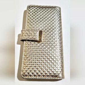 Metallic Gold Card Holder